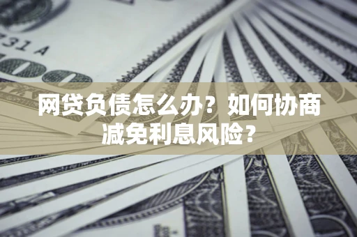 济南网贷负债怎么办？如何协商减免利息风险？