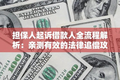济南担保人起诉借款人全流程解析：亲测有效的法律追偿攻略