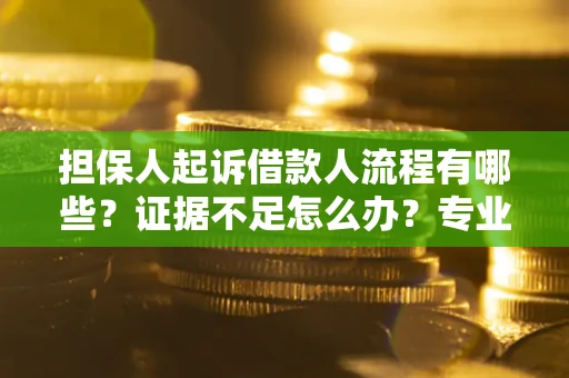 济南担保人起诉借款人流程有哪些？证据不足怎么办？专业律师解答