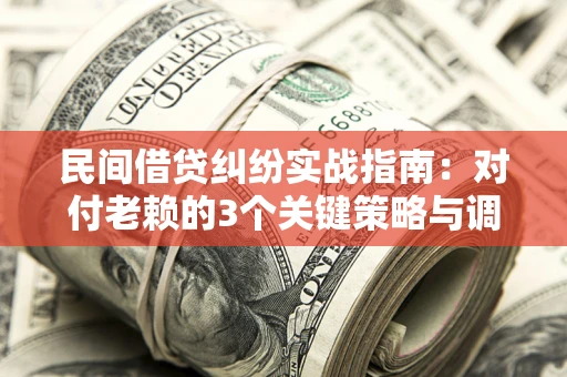 济南民间借贷纠纷实战指南：对付老赖的3个关键策略与调解盲区解析