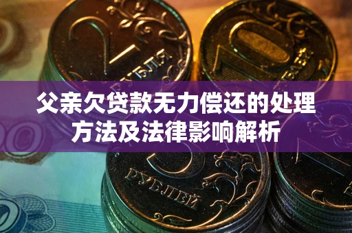 济南父亲欠贷款无力偿还的处理方法及法律影响解析