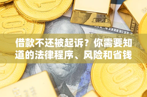 济南借款不还被起诉？你需要知道的法律程序、风险和省钱技巧