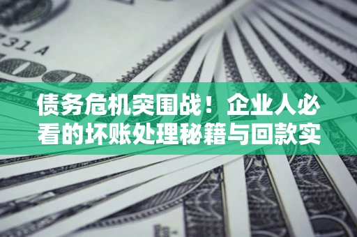 济南债务危机突围战！企业人必看的坏账处理秘籍与回款实战指南