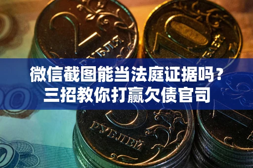 济南微信截图能当法庭证据吗？三招教你打赢欠债官司