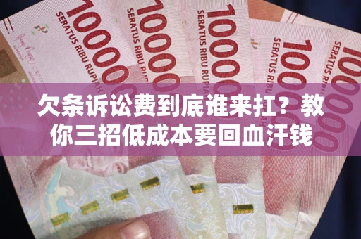 济南欠条诉讼费到底谁来扛？教你三招低成本要回血汗钱